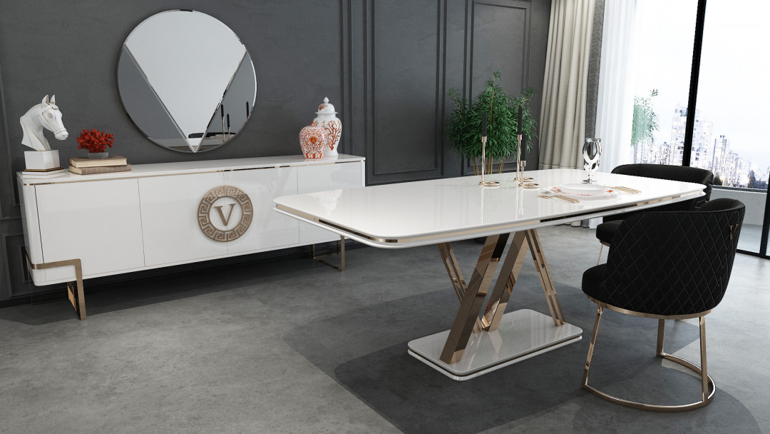 Versace yemek odası takımı